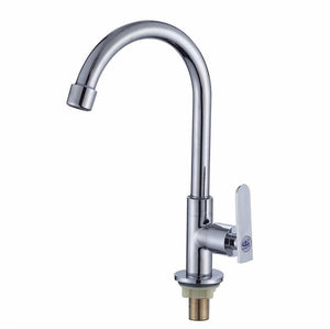 1PC 360 Degree Rotation Kitchen Water Tap G1/2' Home Kitchen Single Cold Water Tap Kitchen Sink Water Faucet