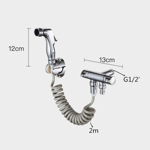 1Set Bidet faucets Shower Bidet Mixer Toilet Brass Bathroom Sprayer Toilet Washer Mixer Muslim Shower Ducha Higienica Toilet Tap