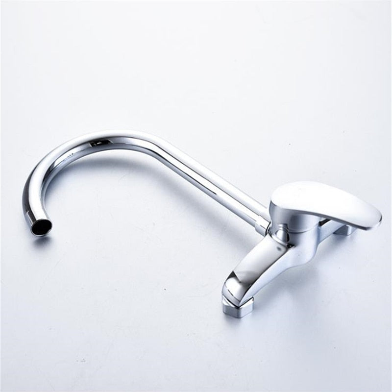 360 Rotation Faucet Brass Chrome Cold and hot Water Power Swivel Kitchen Sink Mixer Tap Single Handle