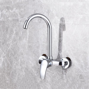 360 Rotation Faucet Brass Chrome Cold and hot Water Power Swivel Kitchen Sink Mixer Tap Single Handle