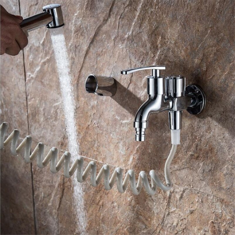 Bidet Faucet Hand Shower Bathroom Bidet Shower Faucet Chrome Shower Set Toilet Bidet Brass Wall Mount Bathroom Tap Mixers