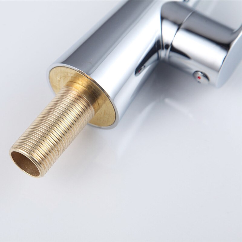 Kitchen Faucet 360 Degree Rotation Zinc Alloy Kitchen Faucet Single Handle for Kitchen Sink Mixer Tap Chrome Finish