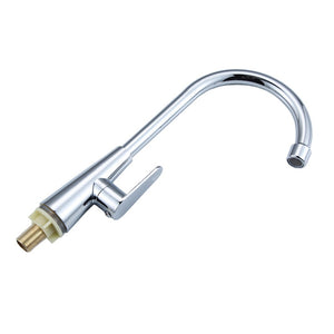 Kitchen Faucet 360 Degree Rotation Zinc Alloy Kitchen Faucet Single Handle for Kitchen Sink Mixer Tap Chrome Finish