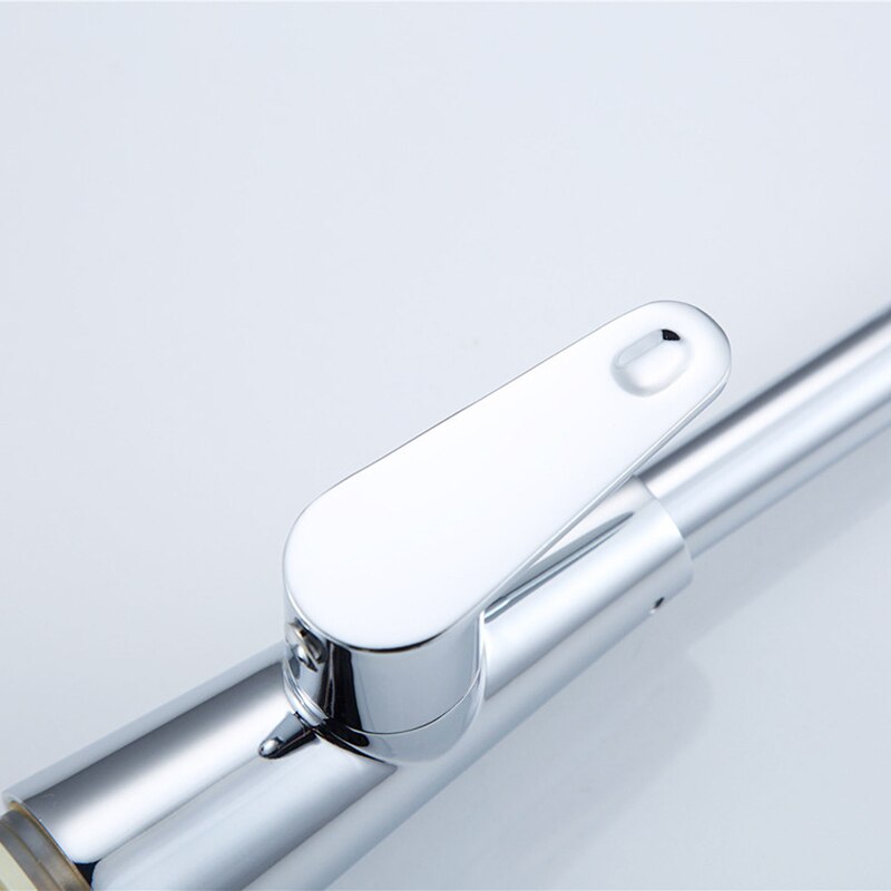 Kitchen Faucet 360 Degree Rotation Zinc Alloy Kitchen Faucet Single Handle for Kitchen Sink Mixer Tap Chrome Finish