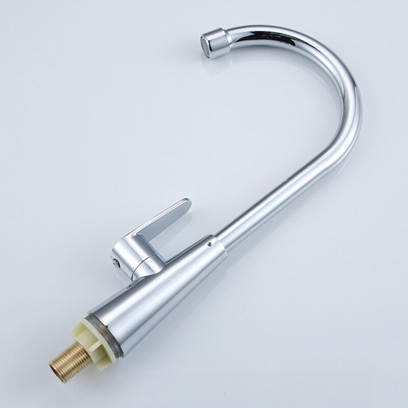 Kitchen Faucet 360 Degree Rotation Zinc Alloy Kitchen Faucet Single Handle for Kitchen Sink Mixer Tap Chrome Finish