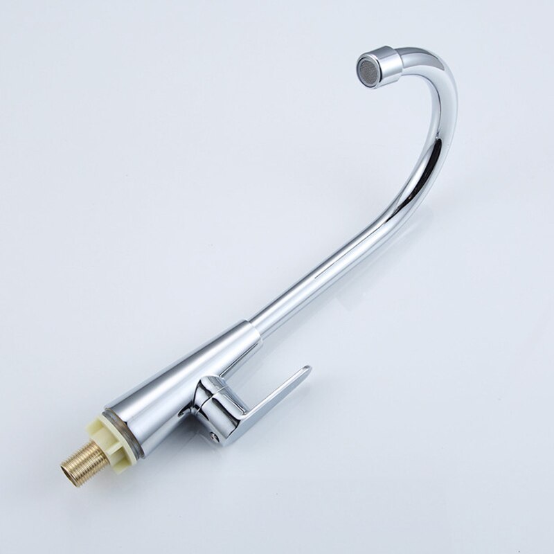 Kitchen Faucet 360 Degree Rotation Zinc Alloy Kitchen Faucet Single Handle for Kitchen Sink Mixer Tap Chrome Finish