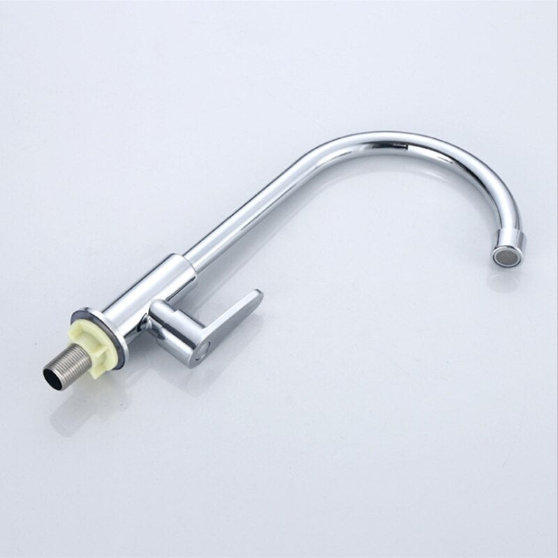 Kitchen Faucet Sink Tap Single Cold Water Flexible 304 Stainless Steel Kitchen Tap Accessories