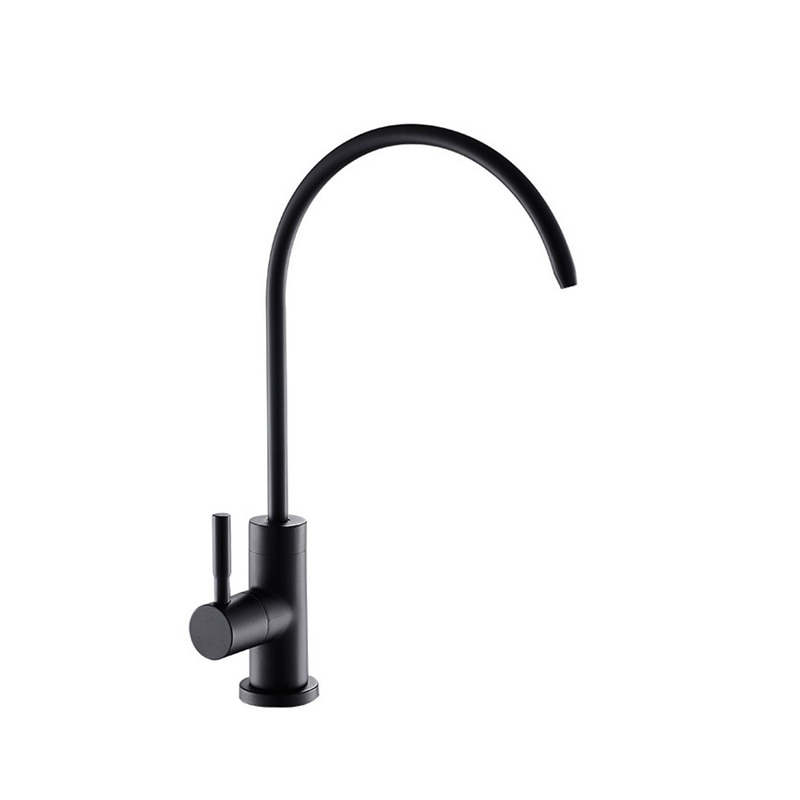 Spray Paint Swivel Kitchen Faucet Brass Material Cozinha Torneira Deck Mounted Single Hole Faucets Black Tap