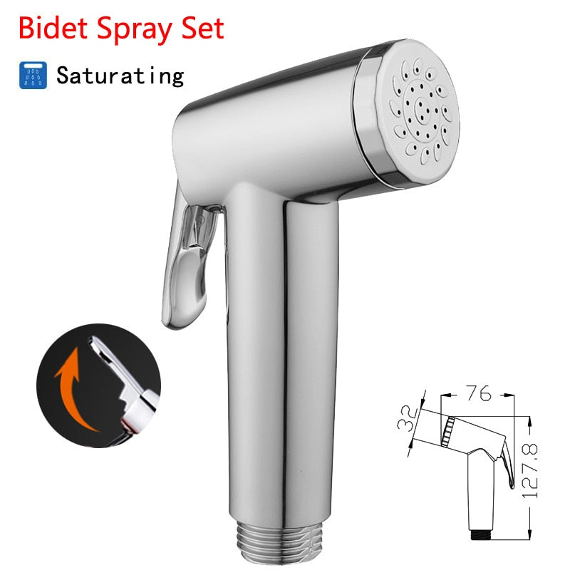 Toilet Handheld Shattaf Bidet Sprayer Shower Head Accessories Shower Faucet Muslim Shower Ducha Higienica Anal Cleaner