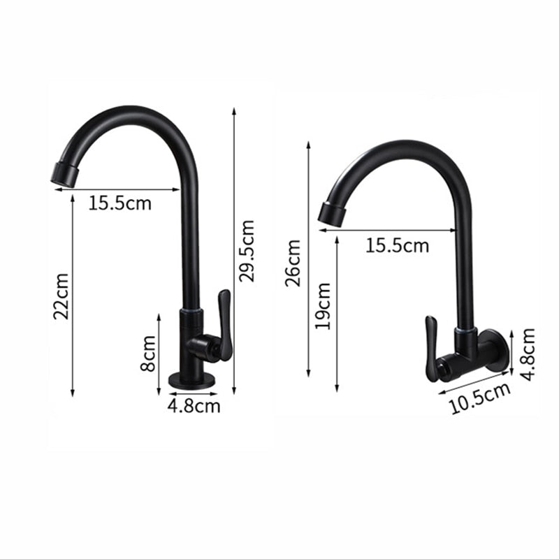 Wall Mounted Basin Faucet Single Cold Water Tap Bathroom Kitchen Sink Tap Spigot Bibcocks Garden Water Faucet Spout Mop Pool Tap